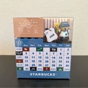 💚New💚 STARBUCKS Taiwan Anniversary Building Block Calendar